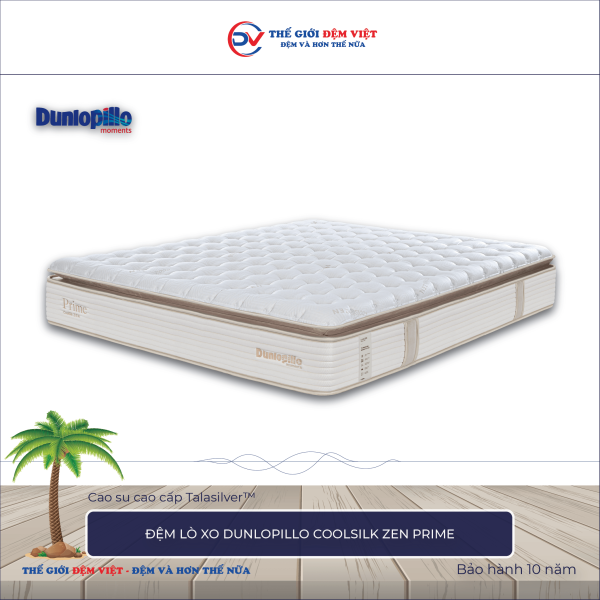 Đệm lò xo Dunlopillo CoolSilk ZEN Prime
